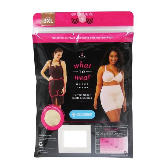 3XL PLUS THIGH SLIMMERS MAIDENFORM FLEXEES COOL COMFORT 2-PACK - Picture 9 of 13